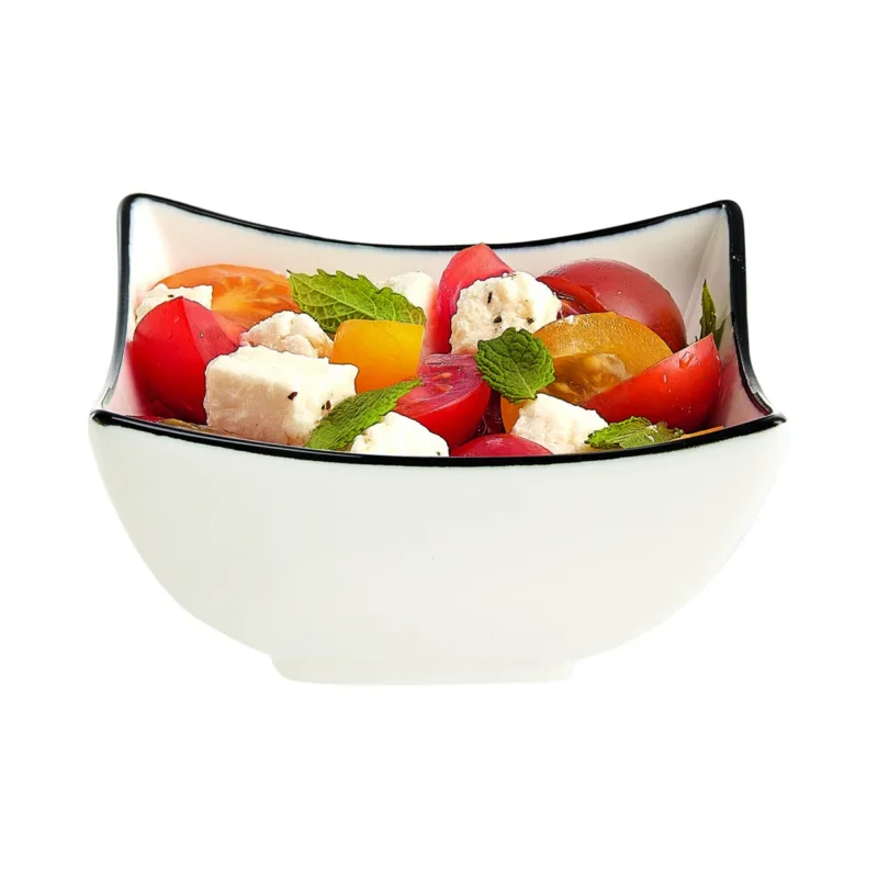 Coupelle carré ivoire porcelaine Appetizer Arcoroc Must-Have