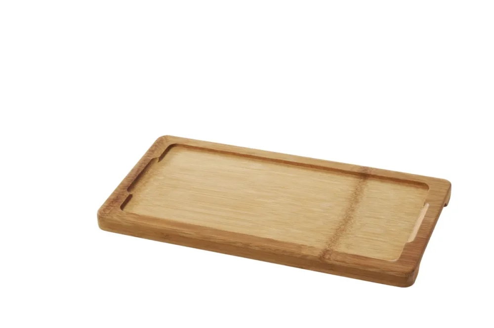 Authentique Plateau rectangulaire bambou 28,5 cm Revol