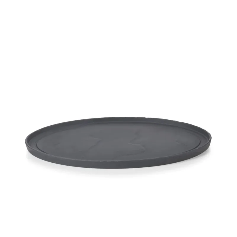 Assiette plate ovale noir porcelaine culinaire 35x22,9 cm Basalt Revol Prix Cassé