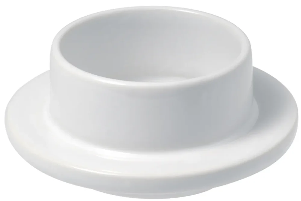 Dernier Modèle Beurrier rond blanc porcelaine culinaire Ø 9 cm Les Essentiels Revol