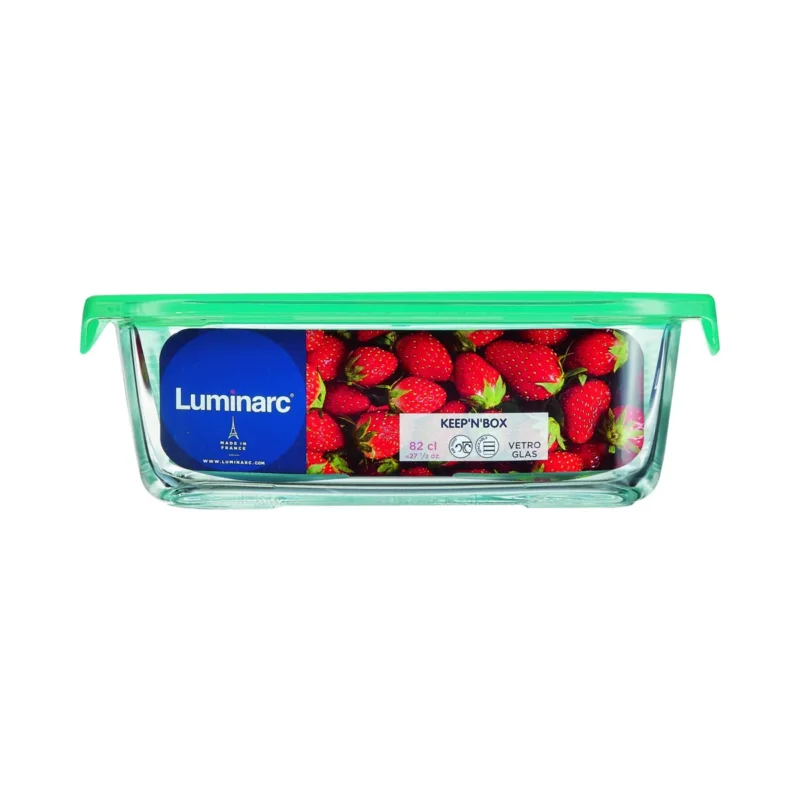 Boîte avec couvercle hermétique rectangulaire transparent verre trempé 25,1 cm Keep'n Box Luminarc Usine Directe