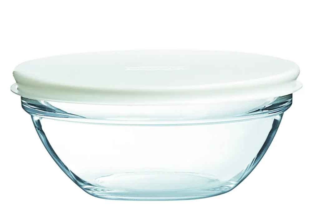 Offre Limitée Bol avec couvercle rond transparent verre trempé Ø 12 cm Caps Luminarc