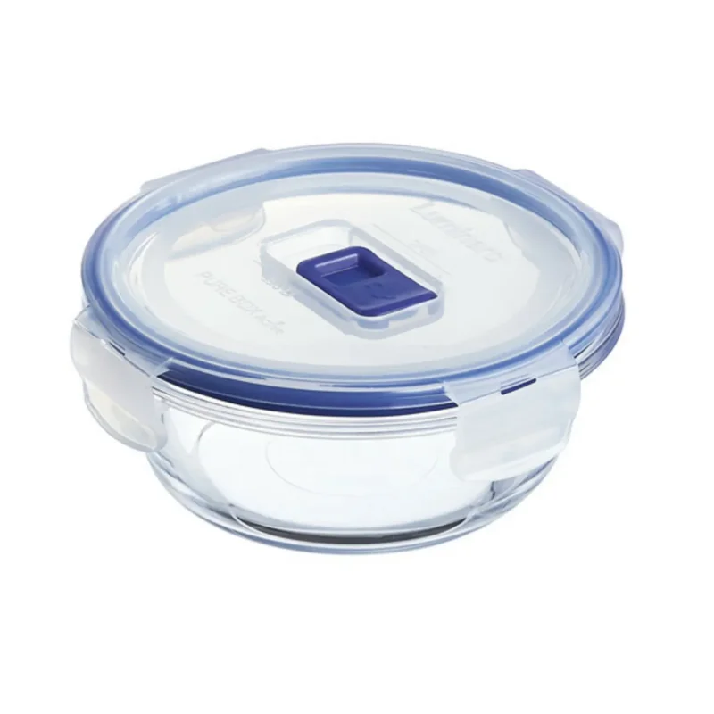 Boîte avec couvercle rond transparent verre trempé Ø 13,85 cm Pure Box Active Luminarc Nouveauté