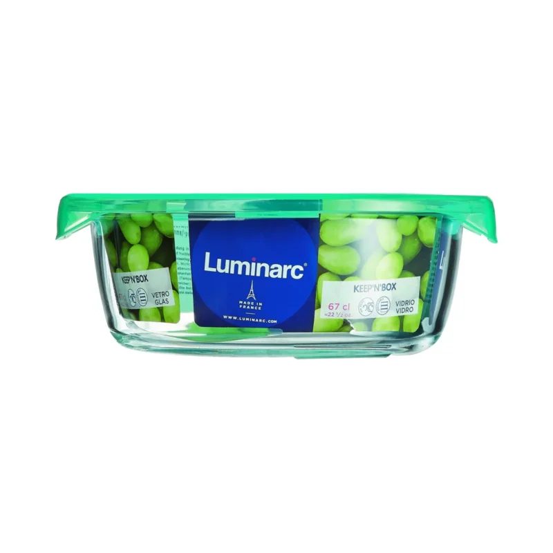 Achat Immédiat Boîte avec couvercle hermétique rond transparent verre trempé Ø 15,9 cm Keep'n Box Luminarc