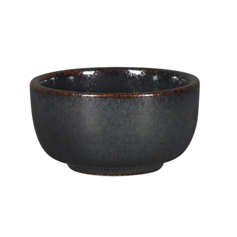 Seulement Aujourd’hui Ramequin rond noir porcelaine vitrifiée Ø 8 cm Rakstone Ease Rak