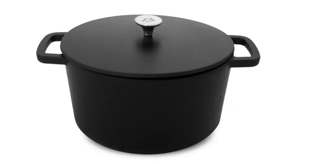 Cocotte avec couvercle fonte d'acier Sans revêtement Avec couvercle Ø 24 cm 4,2 L Cooko Commander Vite