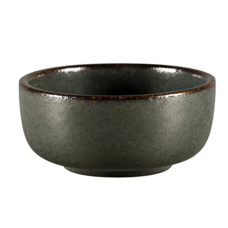 Certifié Ramequin rond noir porcelaine vitrifiée Ø 10 cm Rakstone Ease Rak