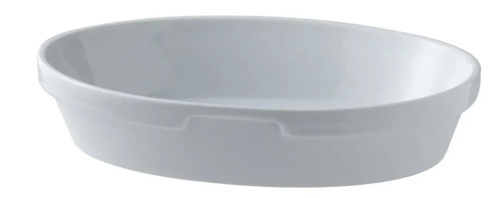 Plat sabot ovale blanc porcelaine 23x16,5 cm Cafett Pro.mundi Livraison Express