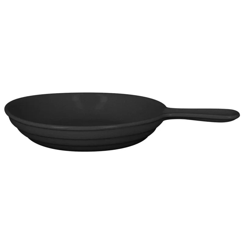 Must-Have Poêlon rond noir porcelaine vitrifiée Ø 24 cm Chefs Fusion Rak