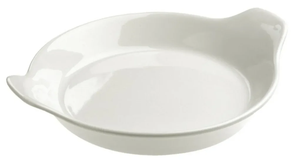 Plat à oreilles rond blanc porcelaine culinaire Ø 15 cm French Classics Revol Meilleure Vente
