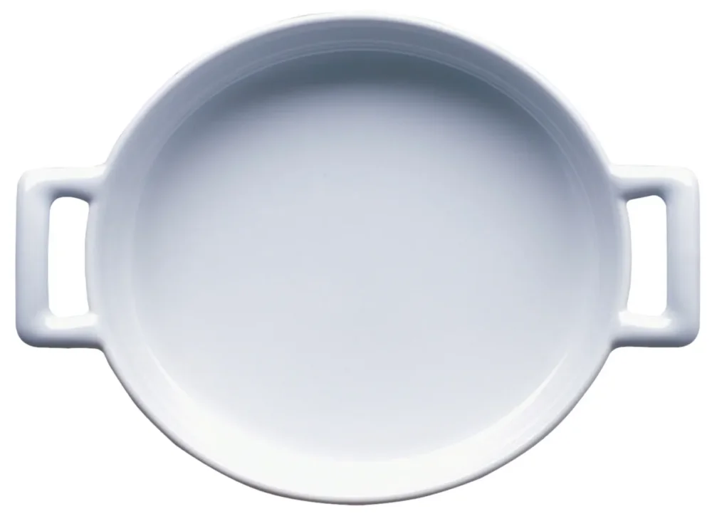 Cassolette ovale blanc porcelaine culinaire 14,5x13 cm Belle Cuisine Revol Prix Choc