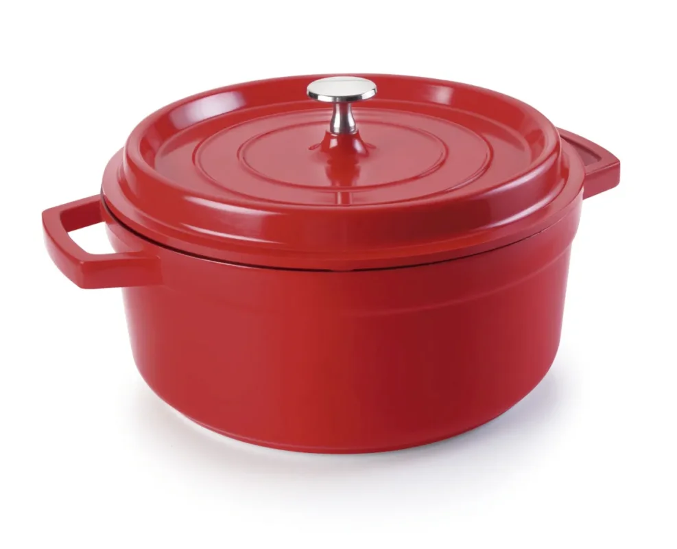 Cocotte fonte d'aluminium Revêtement anti-adhésif Avec couvercle Ø 16 cm 7 cm 1,3 L Lacor Promotion Saisonnière