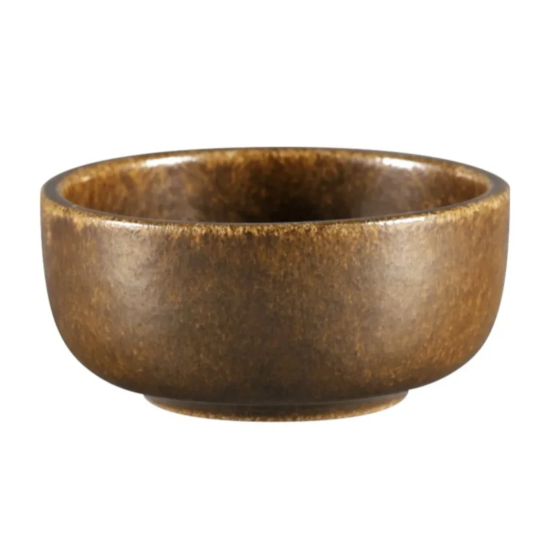 Retour Gratuit Ramequin rond bronze porcelaine vitrifiée Ø 10 cm Rakstone Ease Rak