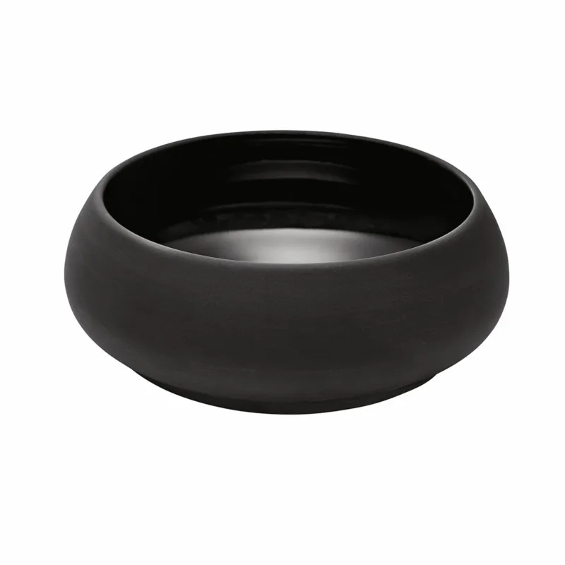 Cocotte rond noir grès émaillé Ø 14 cm Bahia Degrenne Affaire À Saisir