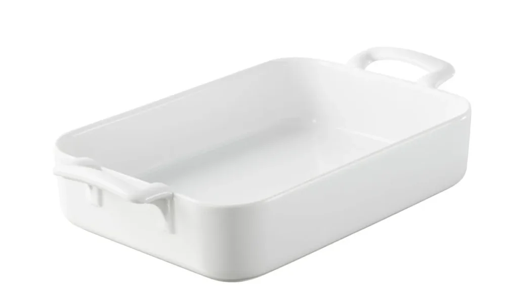 Bon Plan Plat rectangulaire blanc porcelaine culinaire 30x21,5 cm Belle Cuisine Revol