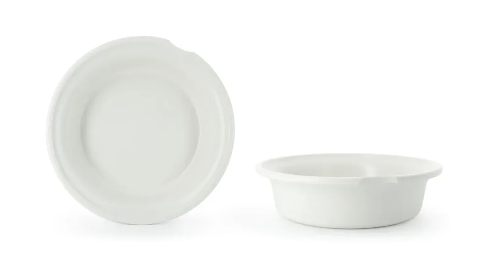 Haute Qualité Insert bain-marie rond blanc porcelaine culinaire Ø 26,5 cm Revolution 2 Revol