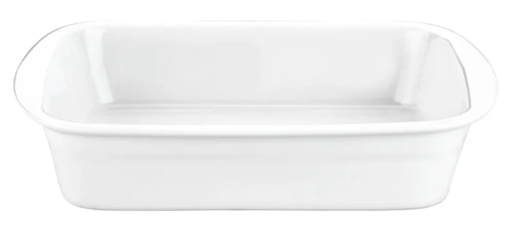 Plat à lasagnes rectangulaire blanc porcelaine culinaire 34x25 cm Pillivuyt Offre Du Jour