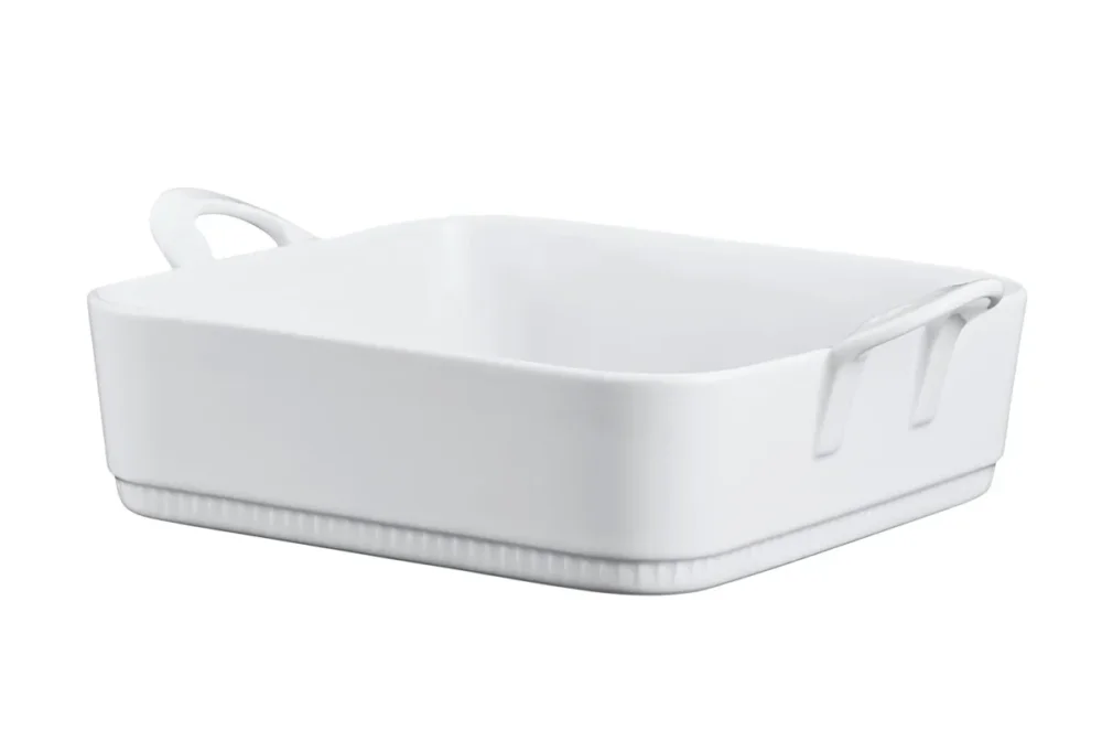 Offre Du Jour Plat à four carré blanc porcelaine culinaire 22x22 cm Toulouse Pillivuyt