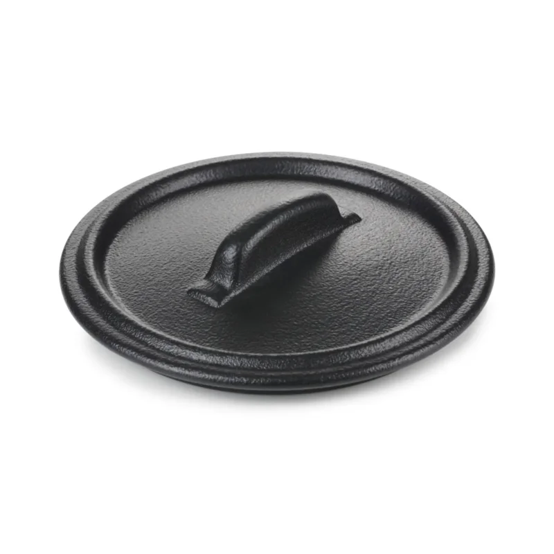 Couvercle pour cocotte rond noir porcelaine culinaire Ø 10 cm Belle Cuisine Revol Commander Vite