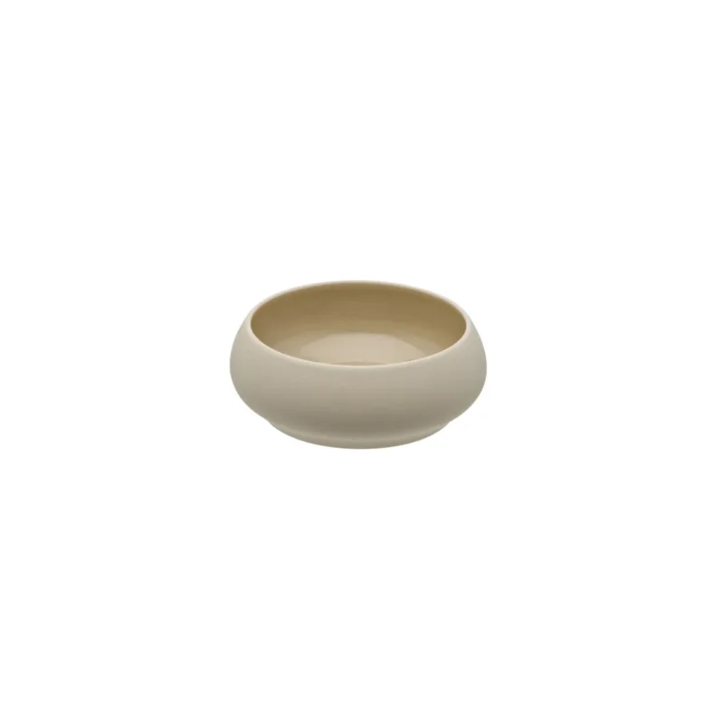 Expédition Rapide Cocotte rond beige grès émaillé Ø 14 cm Bahia Degrenne