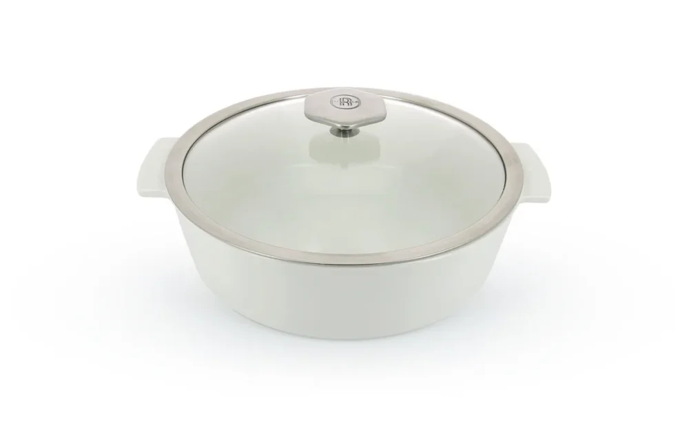 Retour Gratuit Cocotte avec induction rond transparent porcelaine culinaire Ø 28 cm Revolution 2 Revol