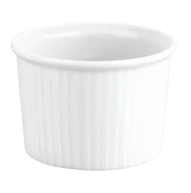 Prix Réduit Ramequin rond blanc porcelaine culinaire Ø 8 cm Pillivuyt