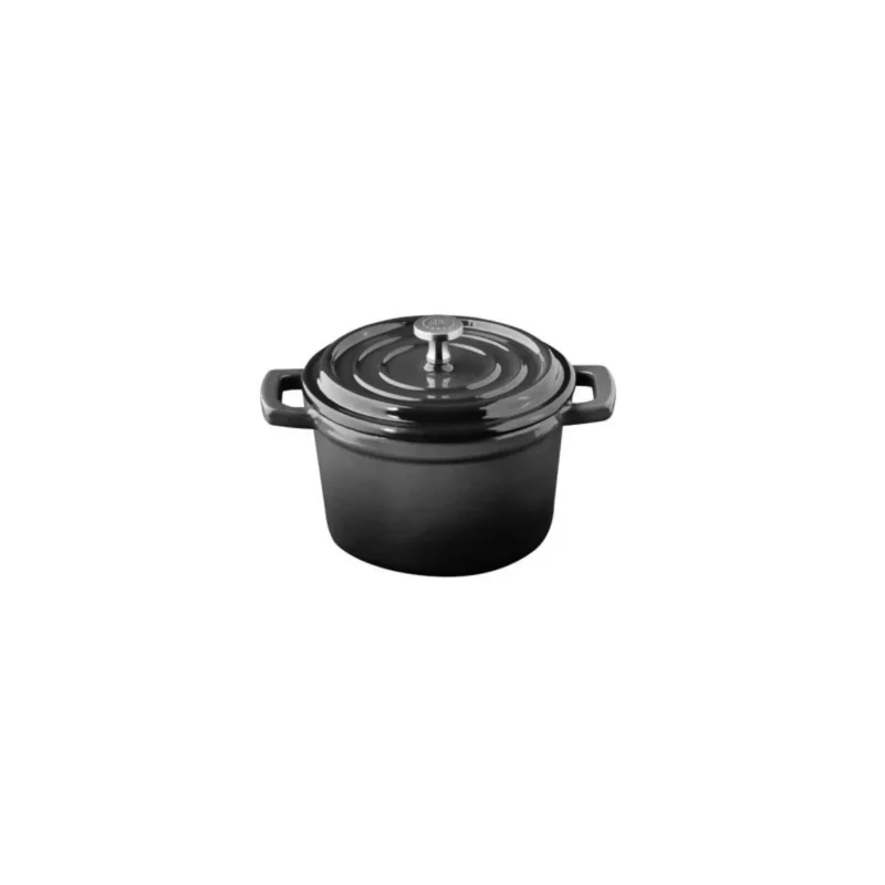 Mini cocotte fonte émaillée inox Sans revêtement Avec couvercle 11x11 cm 35 cl 5 Stars Aps Dernier Modèle
