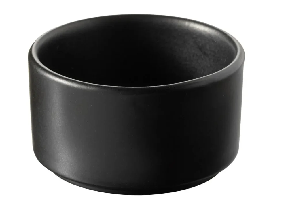 Ramequin rond noir porcelaine culinaire Ø 6,5 cm Cook And Play Revol Dernier Modèle
