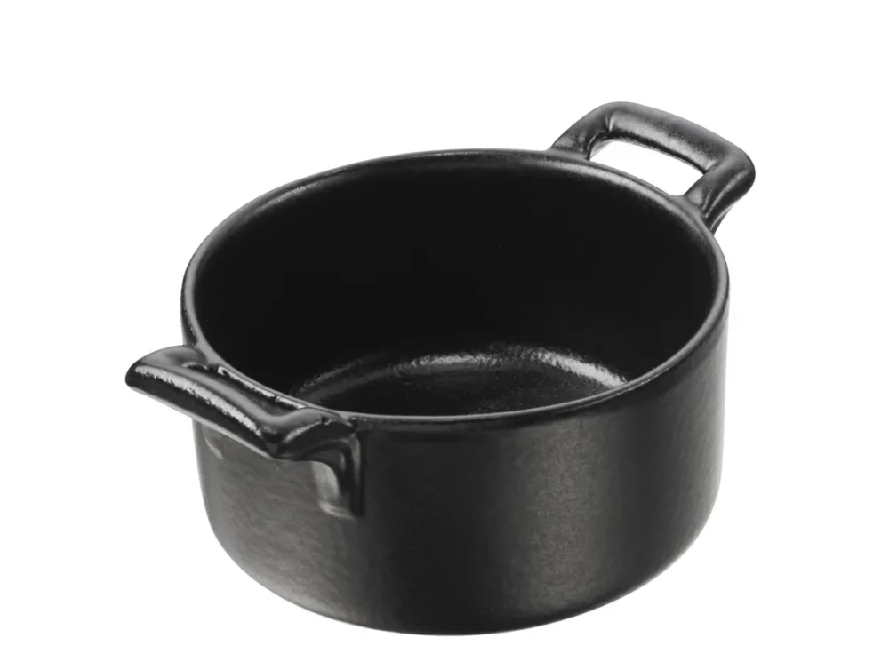 Vente Directe Ramequin rond noir porcelaine culinaire Ø 7,2 cm Belle Cuisine Revol