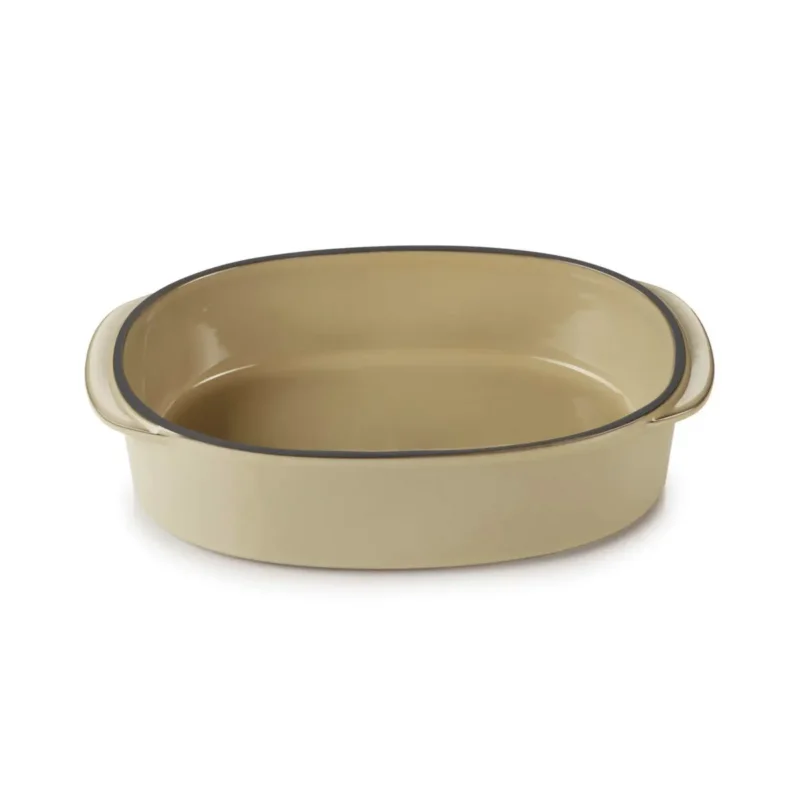 Offre Du Jour Plat ovale beige porcelaine culinaire 19 cmCaractère Revol