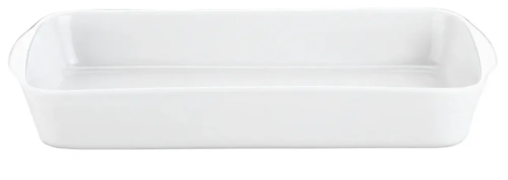 Plat rectangulaire blanc porcelaine culinaire 39,7x22,2 cm Pillivuyt Dernier Modèle