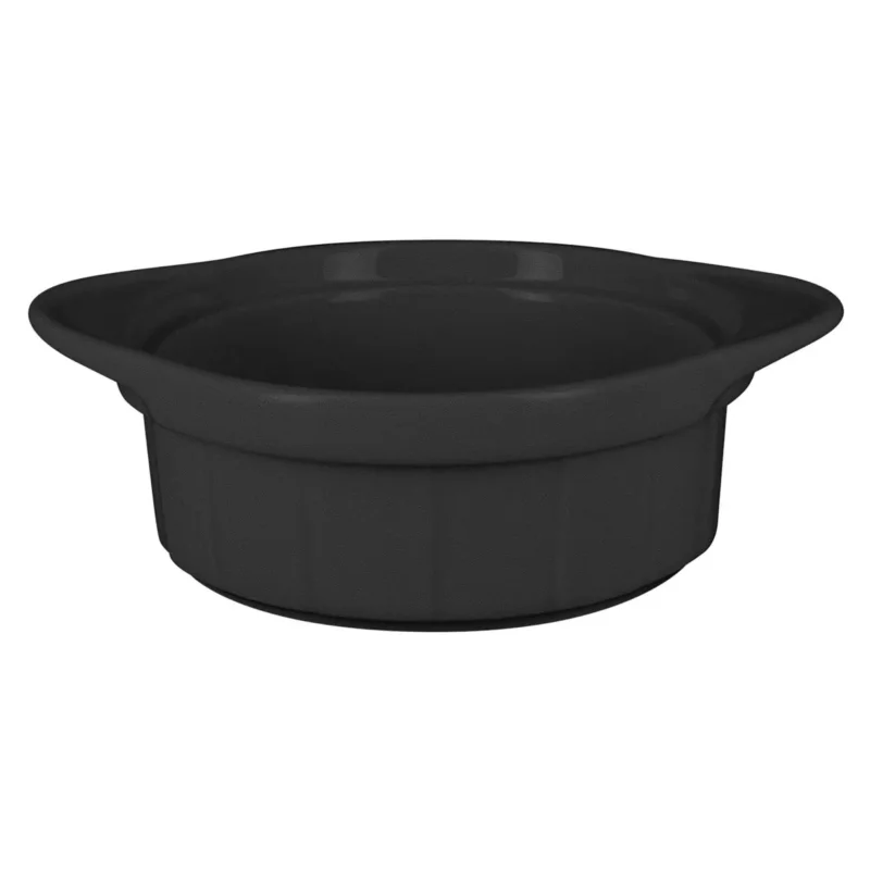Ramequin rond noir porcelaine vitrifiée Ø 11 cm Chefs Fusion Rak Remise