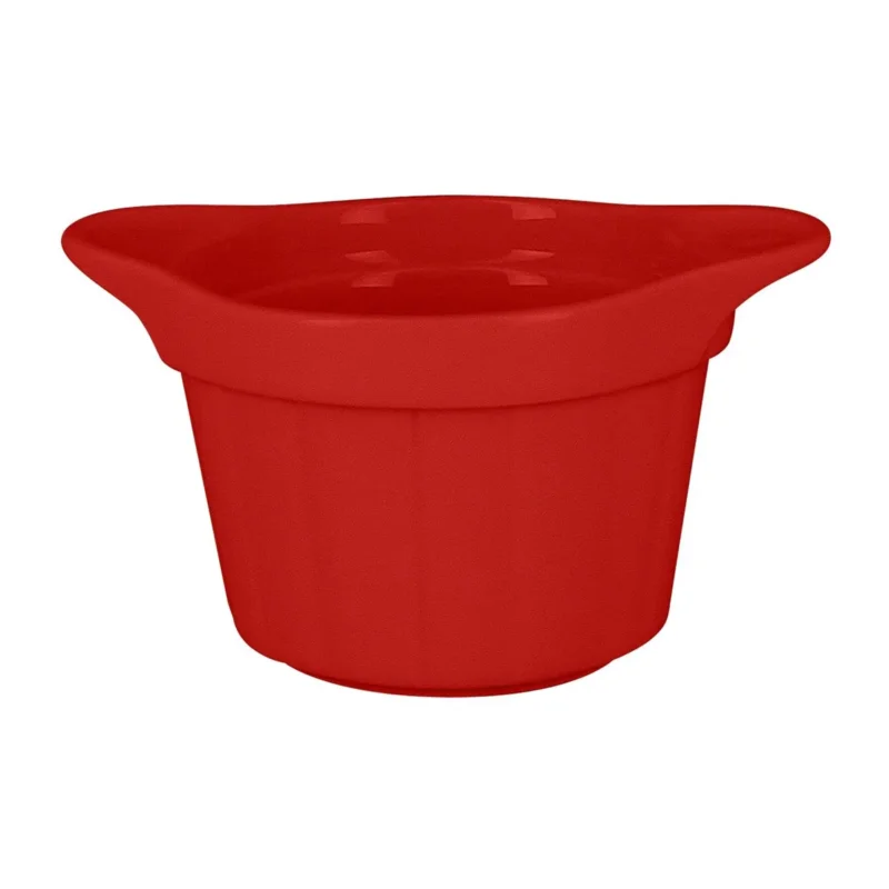 Ramequin rond rouge porcelaine vitrifiée Ø 9 cm Chefs Fusion Rak Quantité Limitée