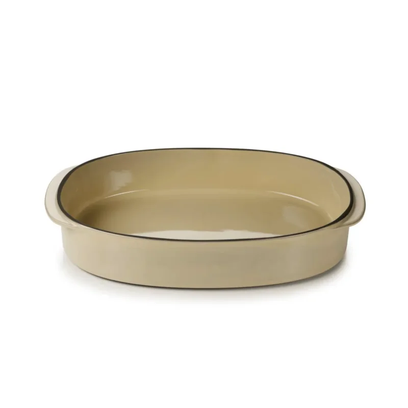 Populaire Plat ovale beige porcelaine culinaire 34 cmCaractère Revol