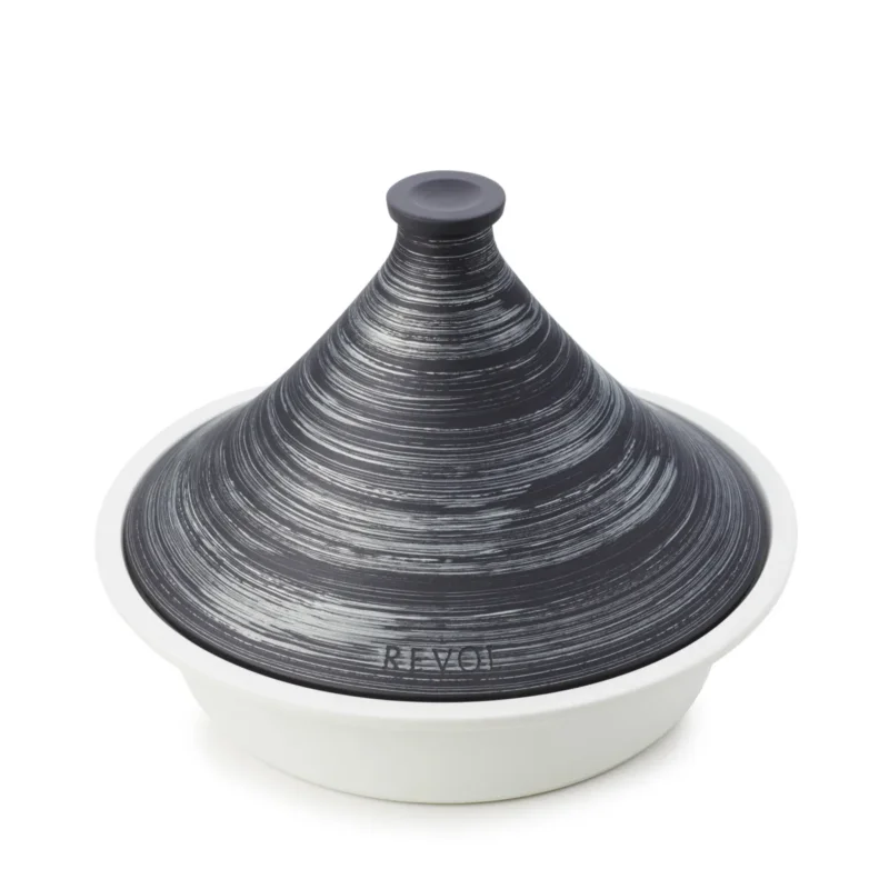 Offre Du Jour Tajine avec induction rond noir porcelaine culinaire Ø 32 cm Revolution 2 Revol