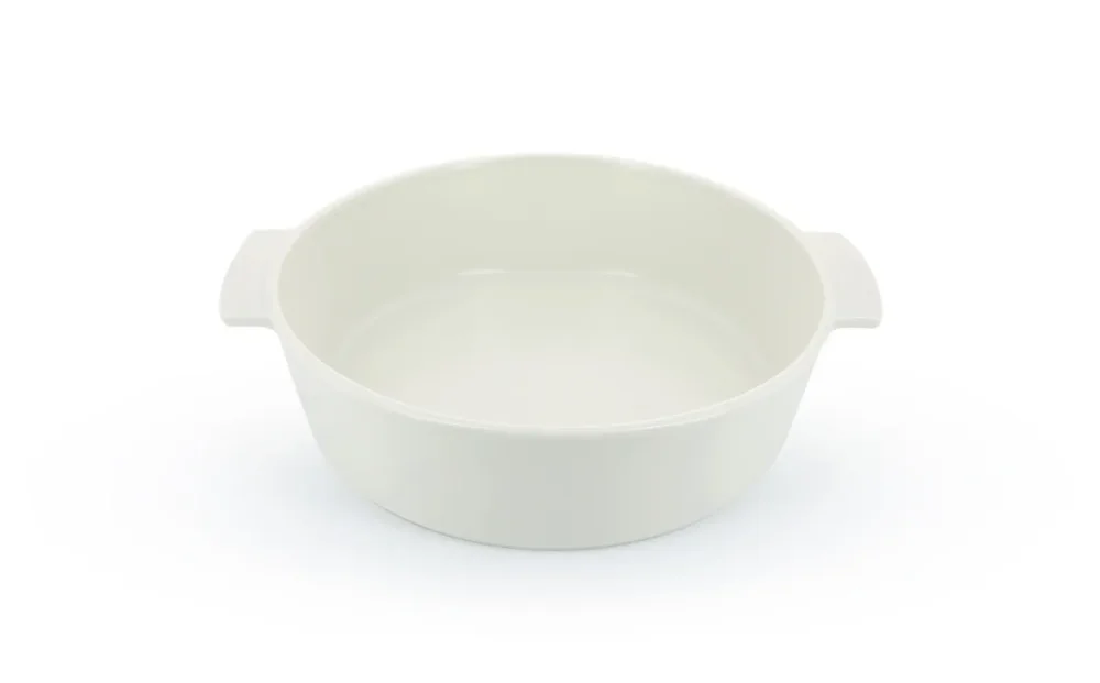 Cocotte avec induction rond blanc porcelaine culinaire Ø 28 cm Revolution 2 Revol Dernier Modèle