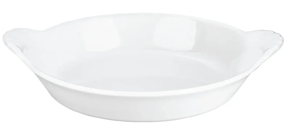 Plat rond blanc porcelaine culinaire Ø 13 cm Pillivuyt Affaire À Saisir