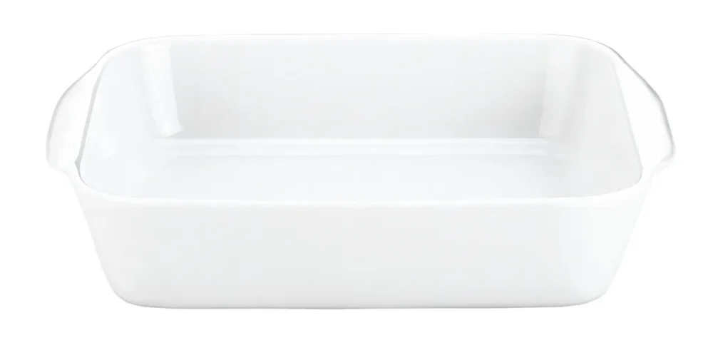 Plat carré blanc porcelaine culinaire 27x27 cm Pillivuyt Prix Promo