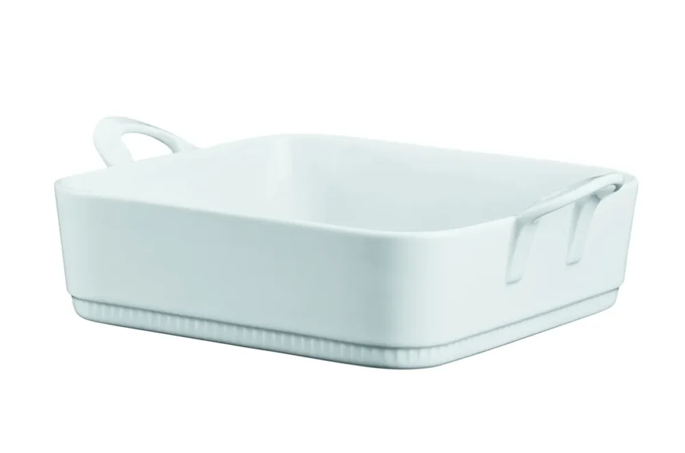 Pas Cher Plat à four carré blanc porcelaine culinaire 17,5x17,5 cm Toulouse Pillivuyt