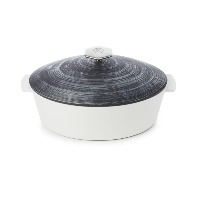 Cocotte ovale noir porcelaine culinaire 32,5x26,5 cm Revolution 2 Revol Achat Immédiat