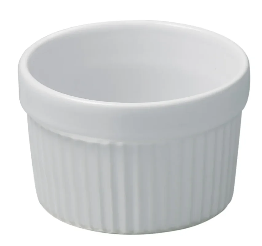 Moule à soufflé rond blanc porcelaine culinaire Ø 8,2 cm French Classics Revol Authentique