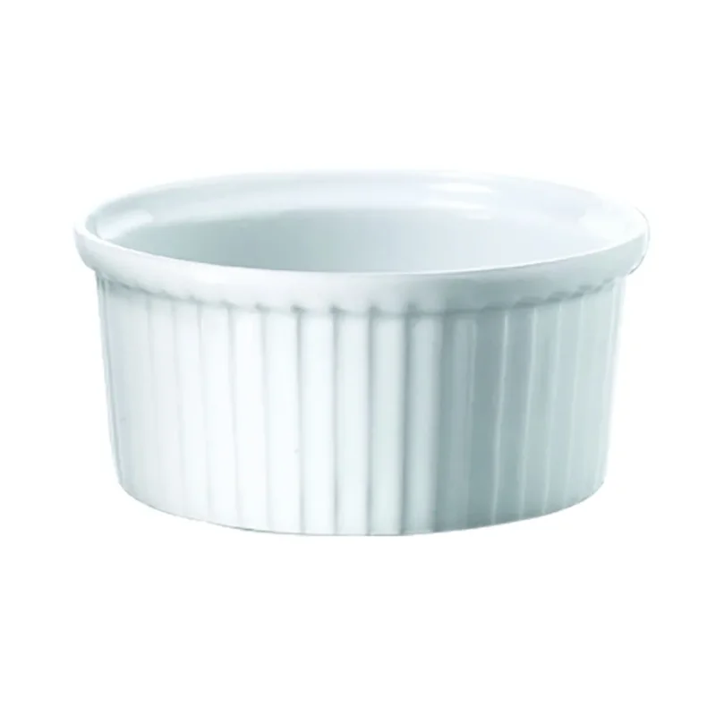 Ramequin rond blanc porcelaine culinaire Ø 7 cm Pillivuyt Commande En Gros