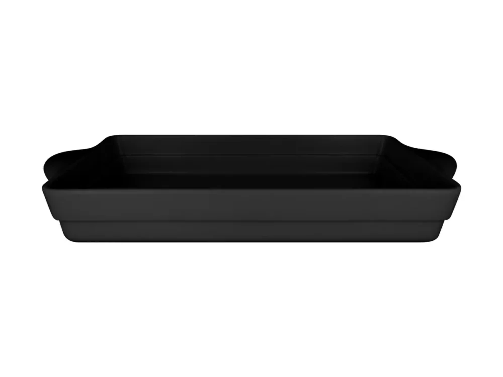 Pas Cher Terrine rectangulaire noir porcelaine vitrifiée 47x24,5 cm Chefs Fusion Rak