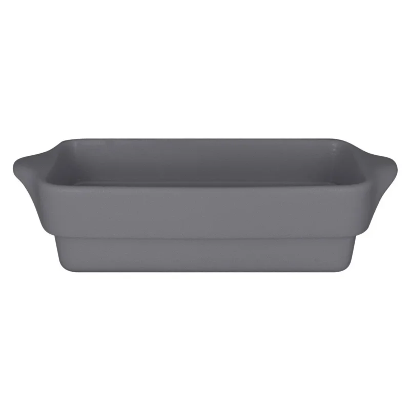 Terrine rectangulaire gris porcelaine vitrifiée 24x10 cm Chefs Fusion Rak Promotion Saisonnière