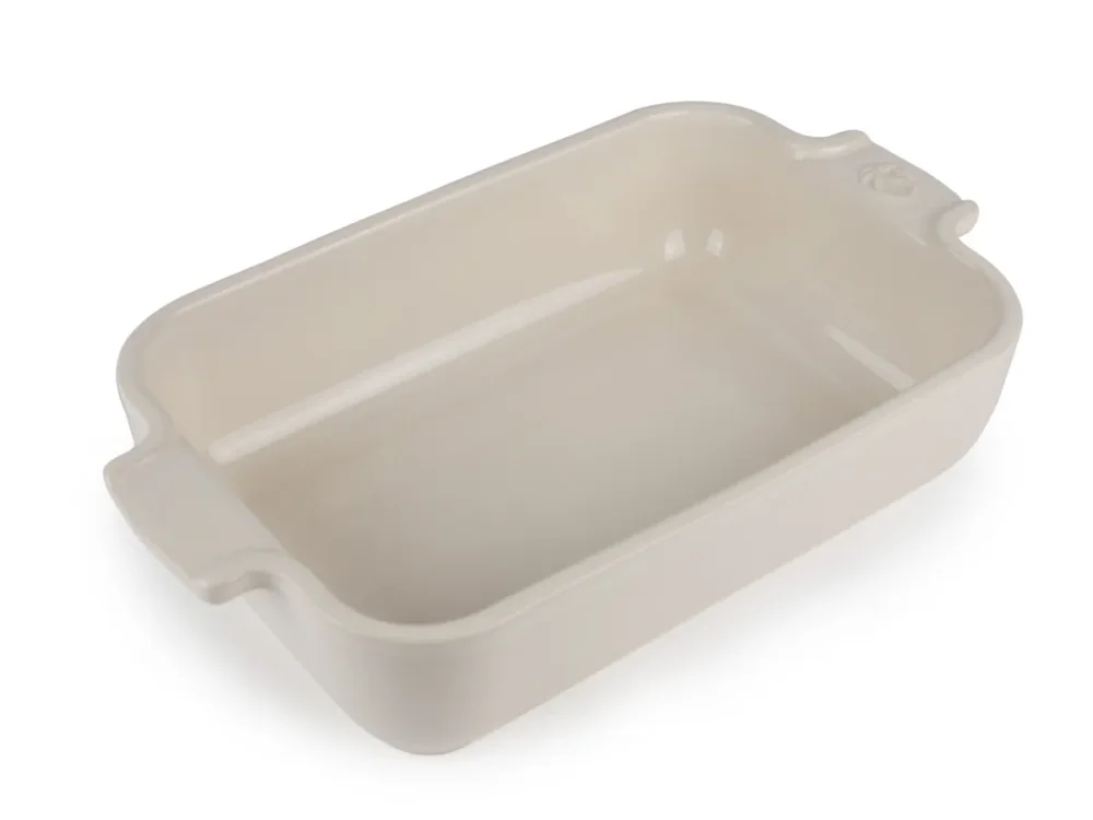 Prix Réduit Plat à four blanc porcelaine 19x11 cm Peugeot Saveurs