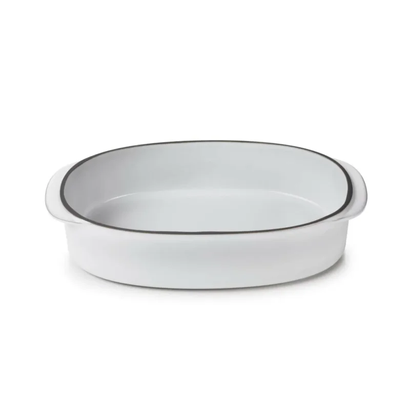 Achat Immédiat Plat ovale blanc porcelaine culinaire 26 cmCaractère Revol