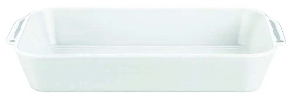 Retour Gratuit Plat rectangulaire blanc porcelaine culinaire 37,5x23 cm Pillivuyt