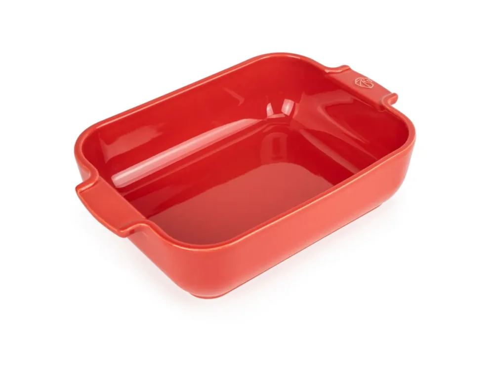 Commande En Gros Plat à four rouge porcelaine 19x11 cm Peugeot Saveurs