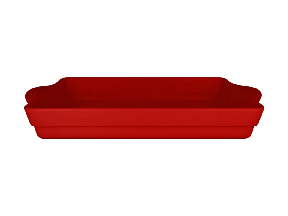 Terrine rectangulaire rouge porcelaine vitrifiée 47x24,5 cm Chefs Fusion Rak Expédition Rapide