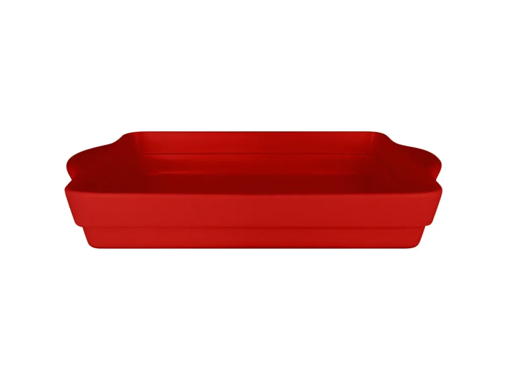 Terrine rectangulaire rouge porcelaine vitrifiée 32x22 cm Chefs Fusion Rak Offre Exclusive
